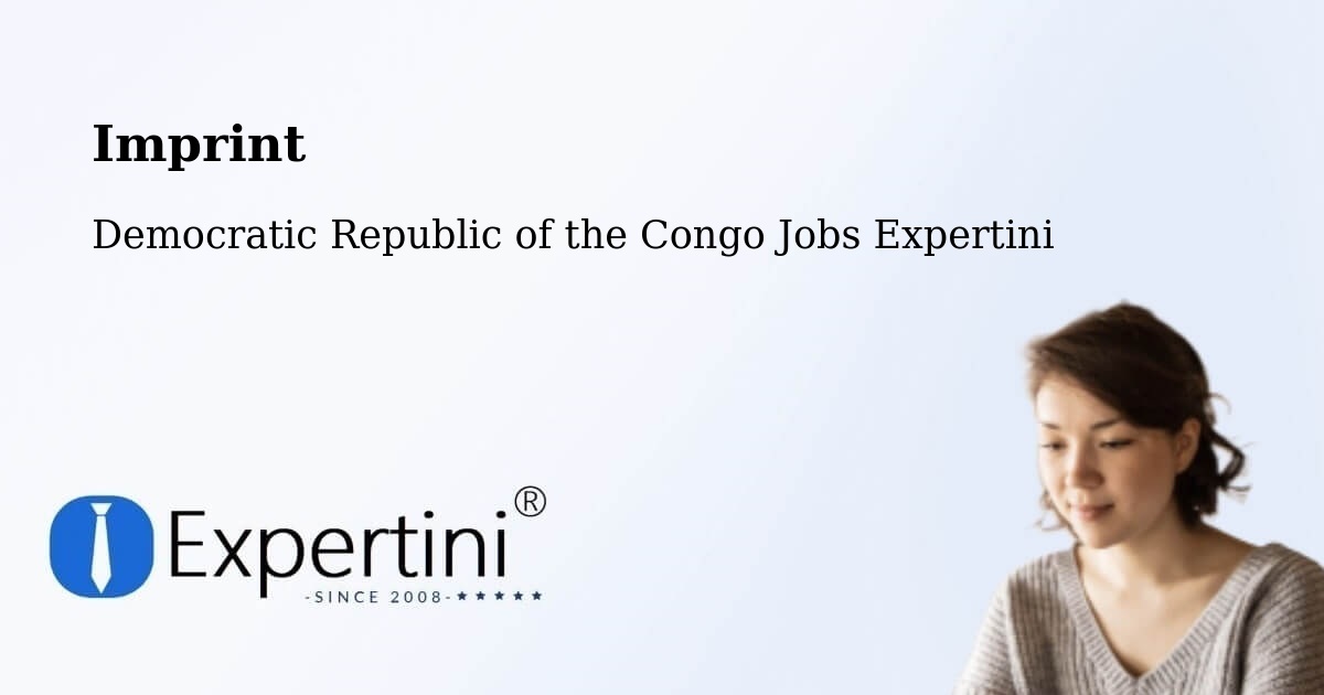 Imprint – Gandajika - Democratic Republic of the Congo Jobs Expertini